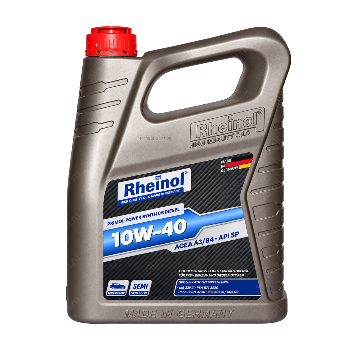Моторное масло SwdRheinol Primol Power Synth. CS Diesel 10W-40