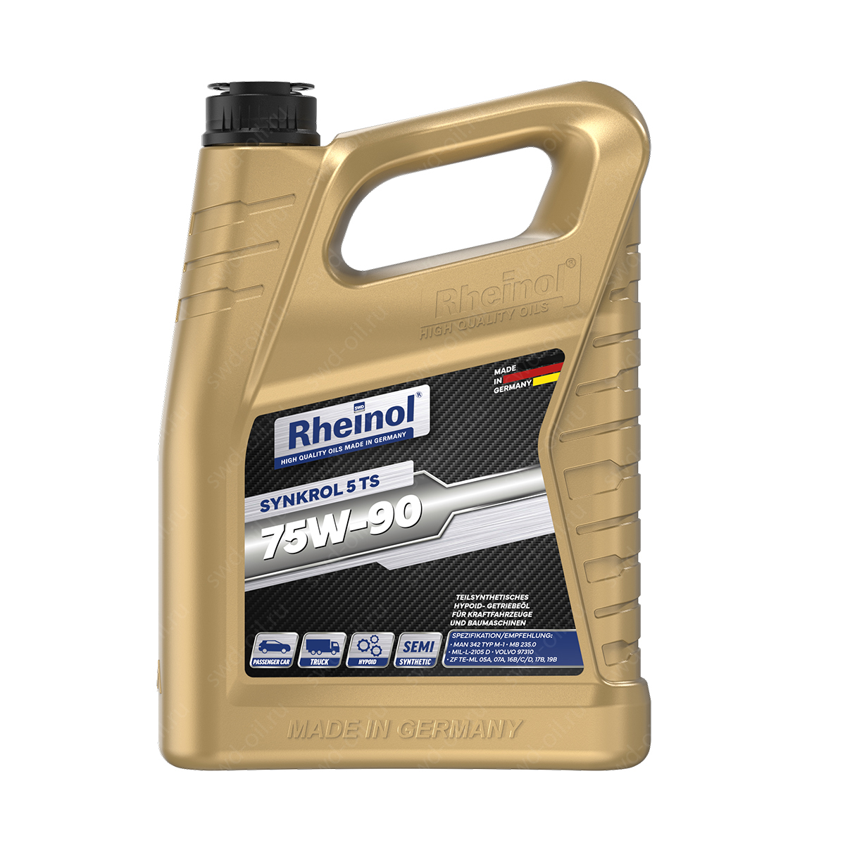 Трансмиссионная жидкость SwdRheinol Synkrol 5 TS 75W-90